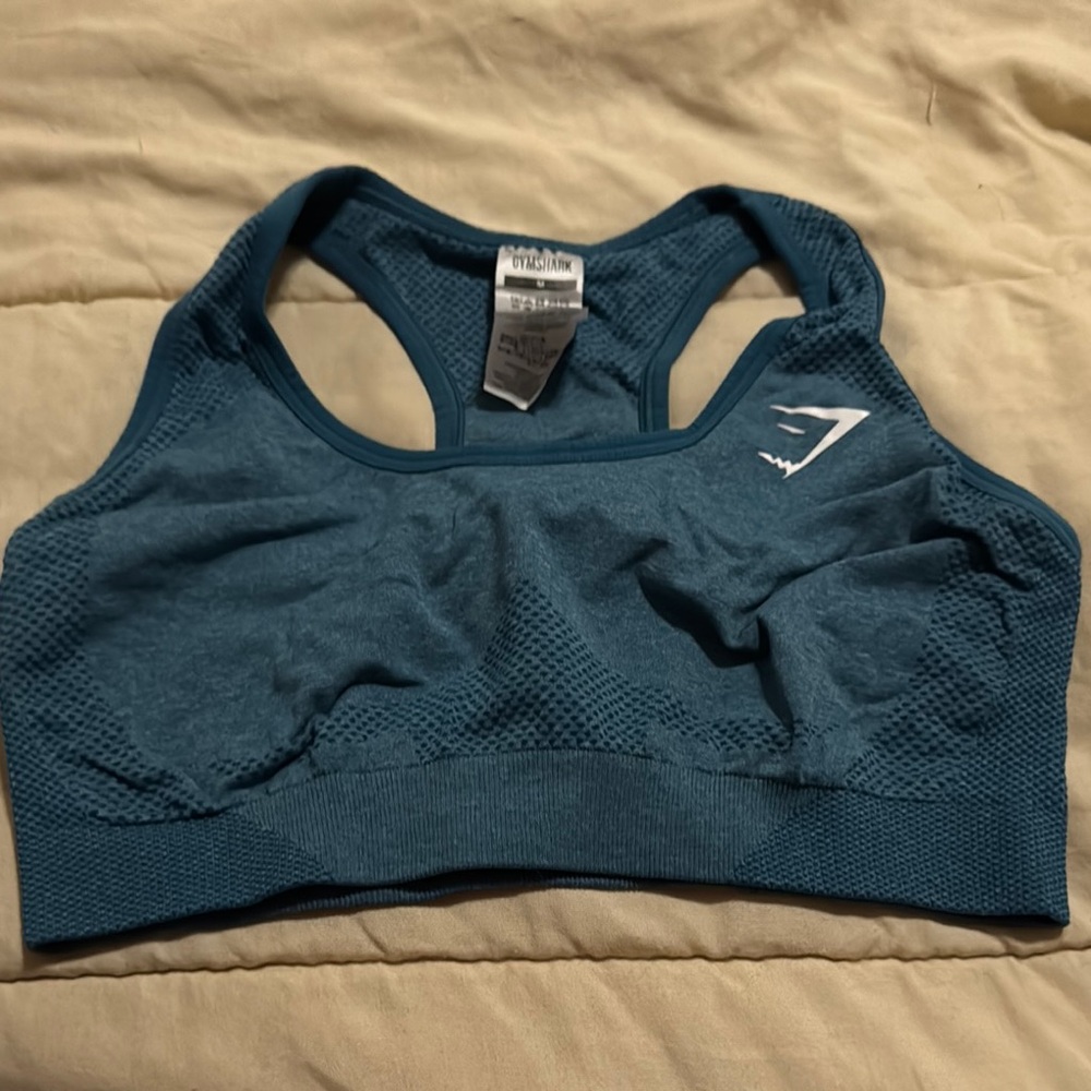 Gymshark Women's Blue Sports Bra